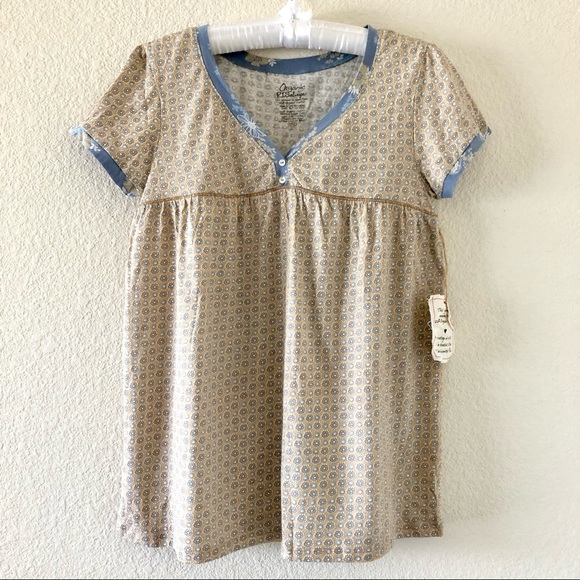 P.J. Salvage Other - P. J. Salvage Organic Blue Poppy Tee Size Large